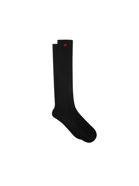 B SIDES B SIDES Podkolanówki MERINO UNISEX Czarny
