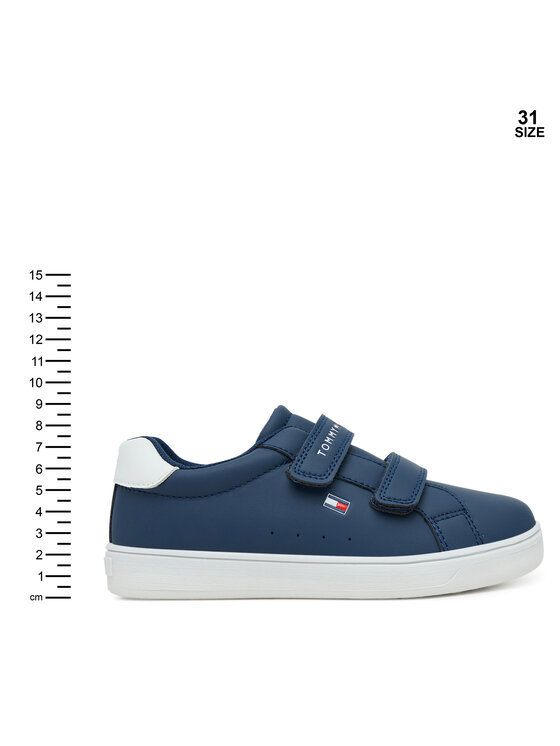 Tommy Hilfiger Tommy Hilfiger Laisvalaikio batai Low Cut Velcro Sneaker T1X9-34062-1355 S Tamsiai mėlyna