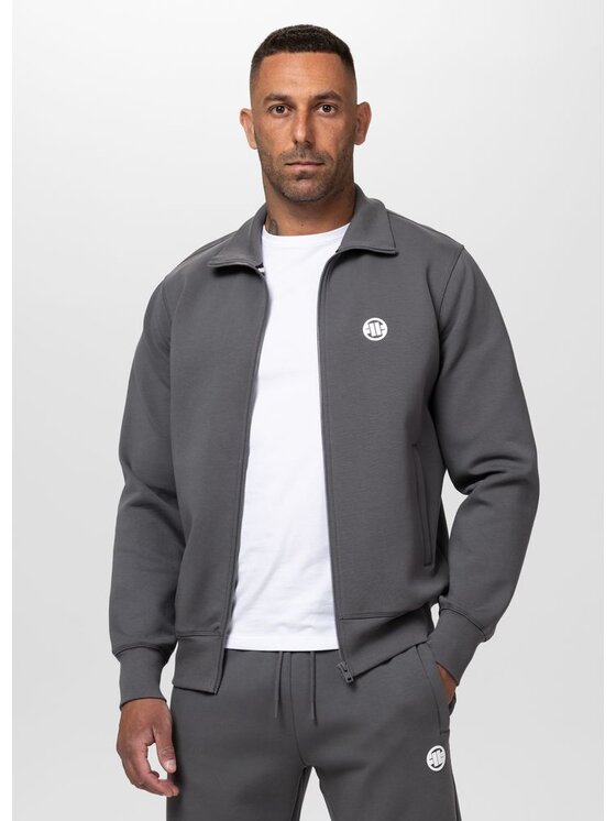 PITBULL PITBULL Bluza CHARGER SMALL LOGO Szary Regular Fit
