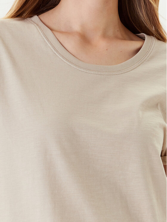 United Colors Of Benetton United Colors Of Benetton Тишърт 3BVXD109F Бежов Regular Fit