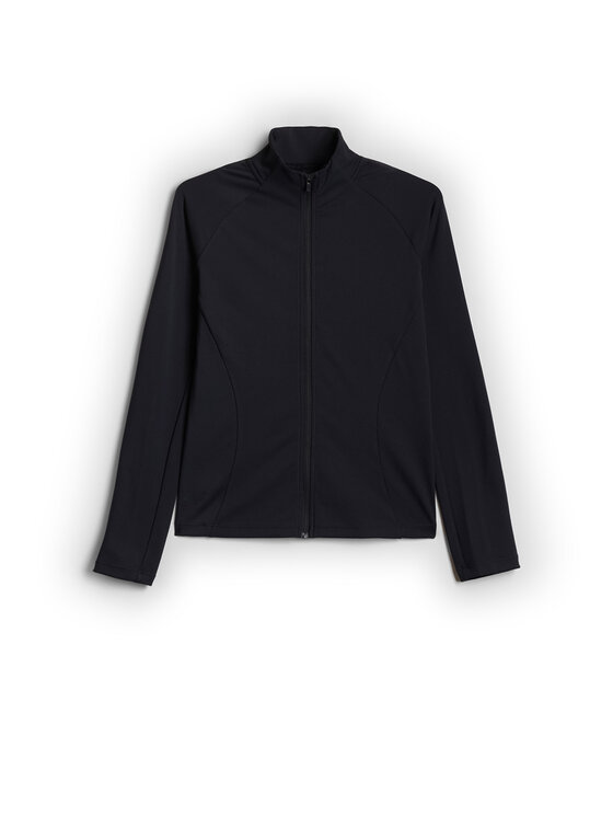 4F 4F Bluza techniczna BASIC+ Czarny Slim Fit