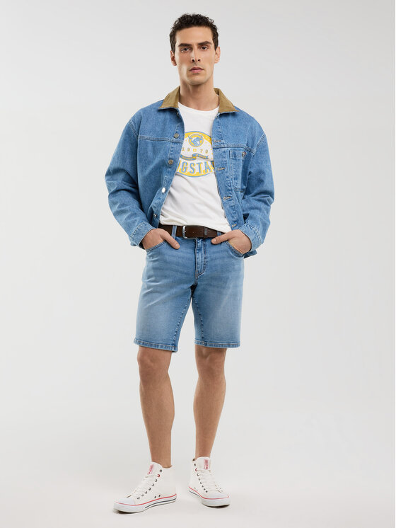 BIG STAR BIG STAR T-Shirt STELIAN Biały Basic Fit