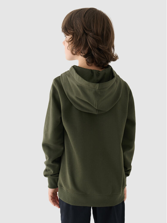 4F 4F Bluza BASIC_ Khaki Regular Fit