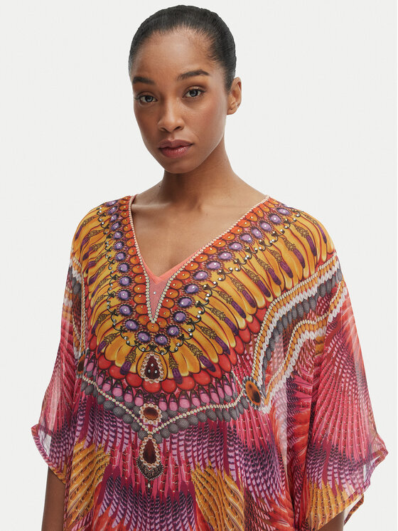 Iconique Iconique Pončo Fuego IC26-120 Pisana Relaxed Fit