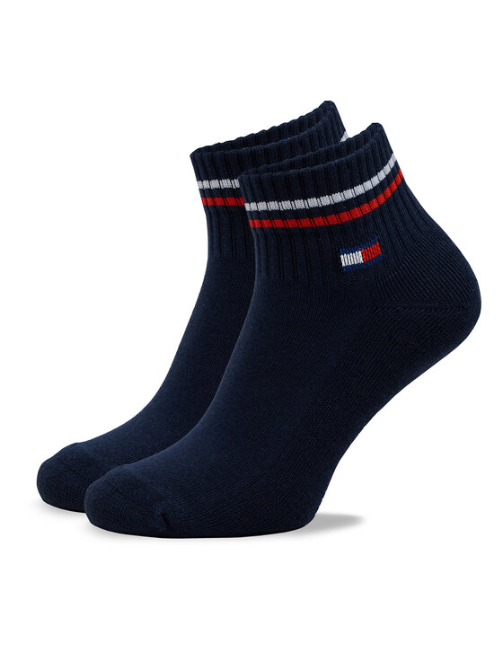Tommy Hilfiger Tommy Hilfiger 2er-Set niedrige Unisex-Socken 701228177 Dunkelblau