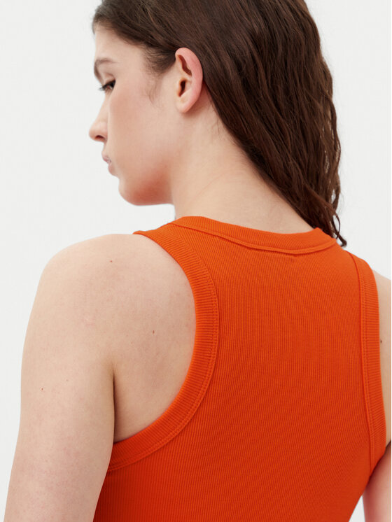 HUGO HUGO Top Easy 50508857 Arancione Slim Fit