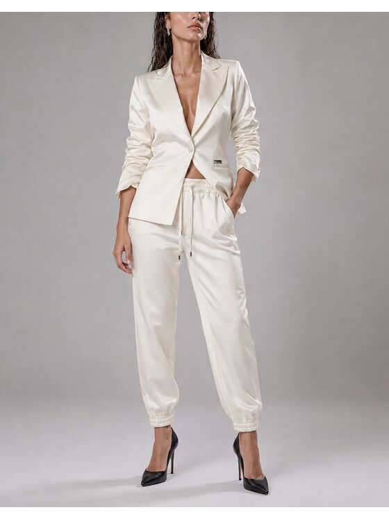 PHILIPP PLEIN PHILIPP PLEIN Pantaloni cargo 31568 Bianco Cargo Fit