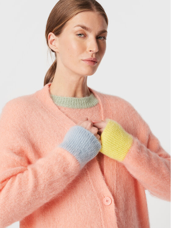 United Colors Of Benetton United Colors Of Benetton Strickjacke 1042E601A Orange Oversize