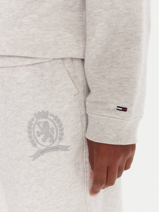 Tommy Jeans Tommy Jeans Majica dugih rukava DW0DW21586 Siva Regular Fit