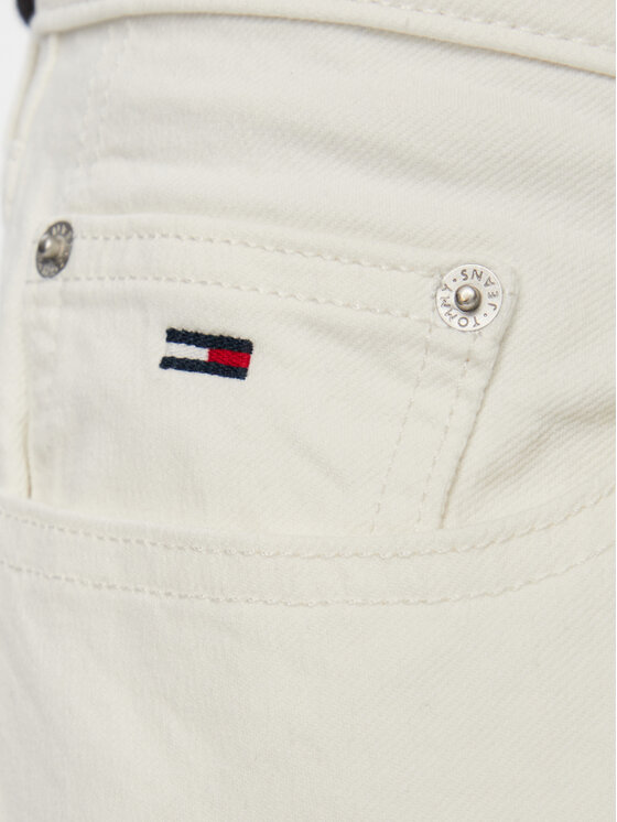 Tommy Jeans Tommy Jeans Teksad Scanton DM0DM23270 Valge Slim Fit