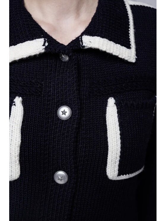 PINKO PINKO Cardigan Sulcis Bianco Regular Fit