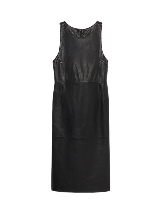 Trussardi Trussardi Vestito di pelle 7874A001797N033 Nero Slim Fit