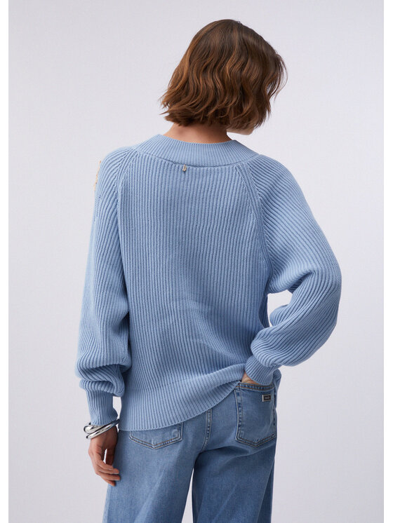 Liu Jo Liu Jo Maglione CA6043MS042C3973 Celeste Regular Fit