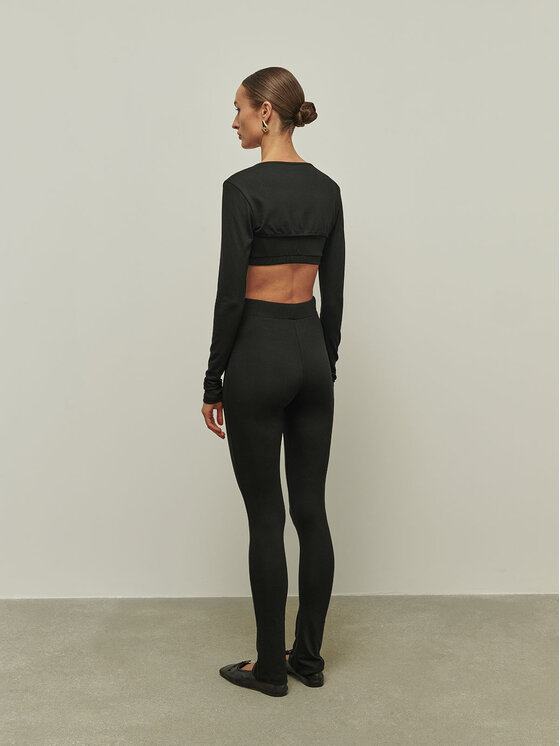 La Mania La Mania Top PALM Nero Active Fit