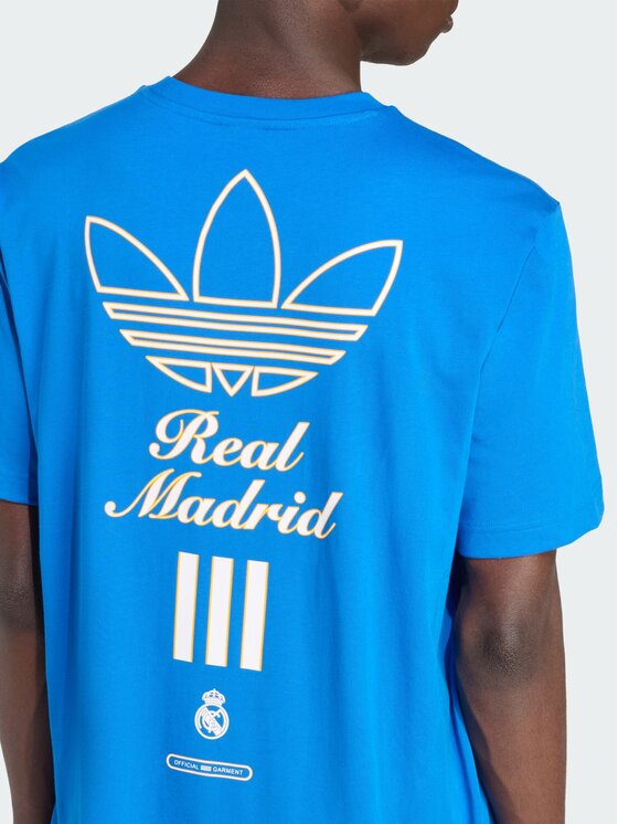 adidas adidas Koszulka techniczna 157921 Niebieski jasny Loose Fit