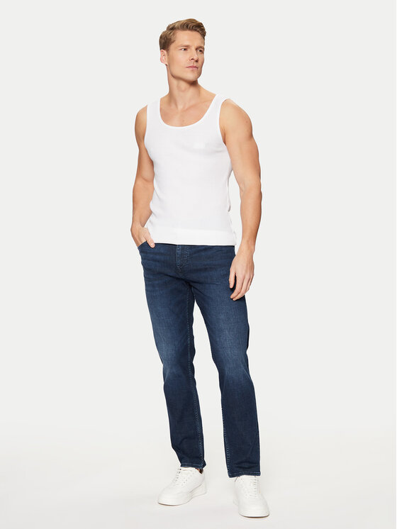 BOSS BOSS Komplet 3 tank topów 50542132 Biały Regular Fit