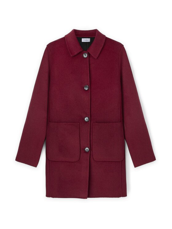 Motivi Motivi Cappotto invernale 0083Q000601N0Z6 Bordeaux Regular Fit