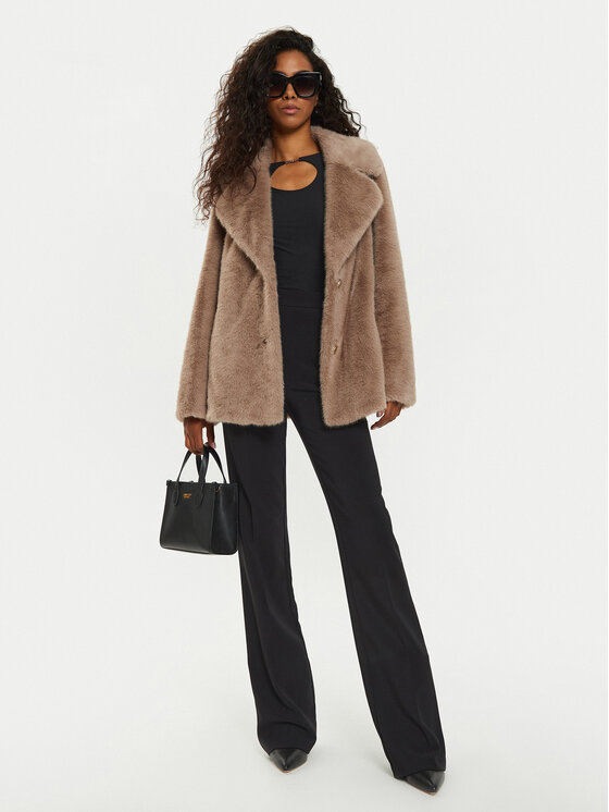 Guess Guess Kabát pro přechodné období Filomena W4BL04 WGHO0 Béžová Regular Fit