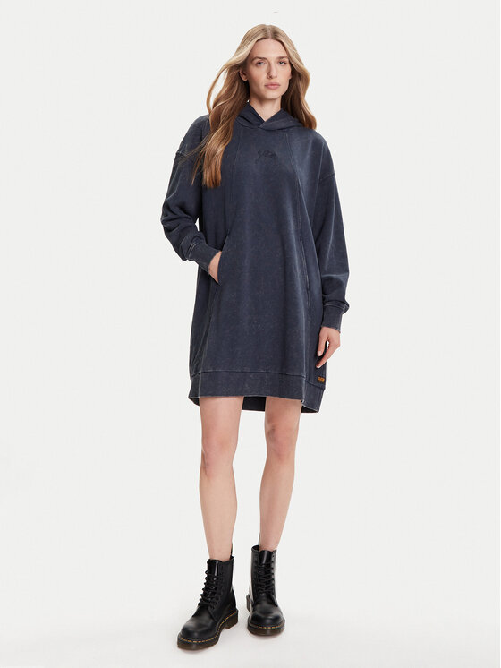 G-Star Raw G-Star Raw Džemper haljina D27165-D969 Plava Relaxed Fit