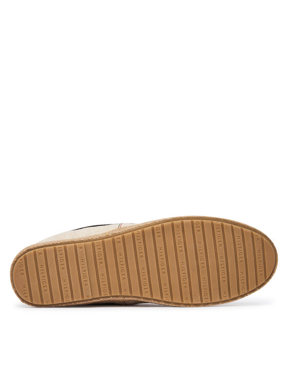 Tommy Hilfiger Tommy Hilfiger Espadryle Hilfiger Chambray Espadrille FM0FM05793 Écru