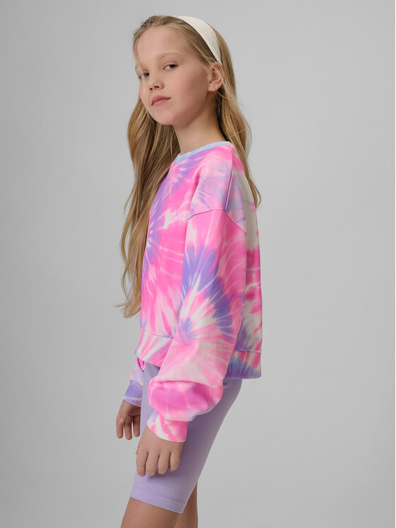 4F 4F Bluza POOLSIDE CLUB Kolorowy Loose Fit