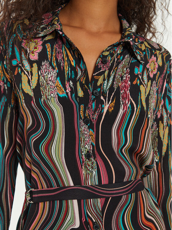 Desigual Desigual Marškinių tipo suknelė Charlotte 24WWVW65 Spalvota Regular Fit