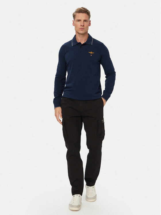 Aeronautica Militare Aeronautica Militare Поло 262PO1653UP00082 Cиній Regular Fit