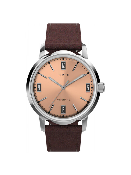 Timex Timex Ρολόι TW2W33800 Καφέ