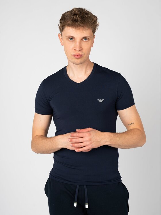 Emporio Armani Emporio Armani T-Shirt 112010 4F511 Tmavomodrá Slim Fit