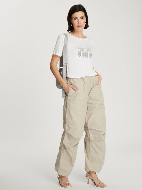 Cross Jeans Cross Jeans T-Shirt 56177-008 Biały