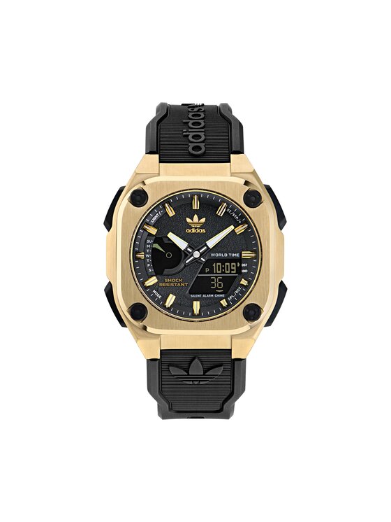 adidas adidas Laikrodis Master Originals One Chrono AOFH23501 Juoda