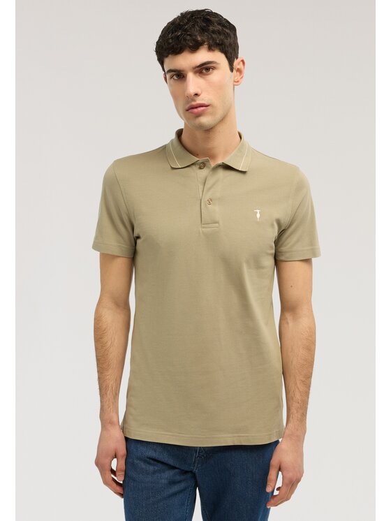 Trussardi Trussardi T-shirt G5018000129N025 Verde Regular Fit