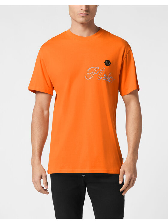 PHILIPP PLEIN PHILIPP PLEIN T-shirt 21101 Arancione Regular Fit