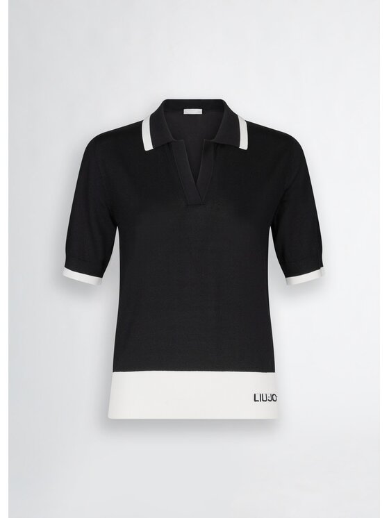 Liu Jo Liu Jo Bluza TA5093MS022A6882 Czarny Regular Fit