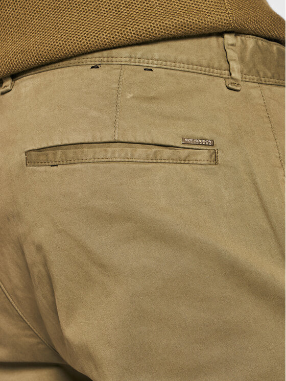 Pantaloni di tessuto 941-51 Verde Slim Fit