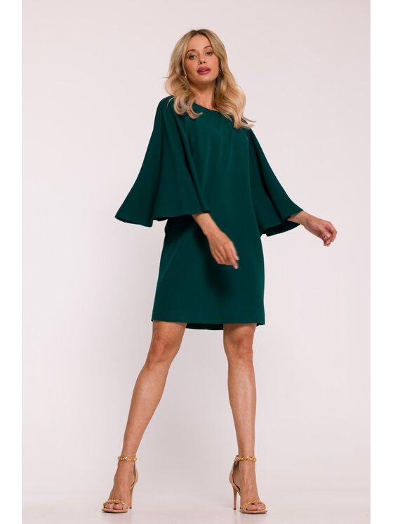 Stylove Stylove Sukienka elegancka s426 Zielony A-Line Fit