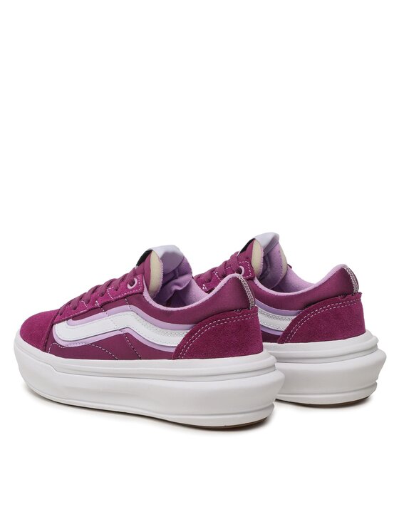 Vans old skool rouge platform discount