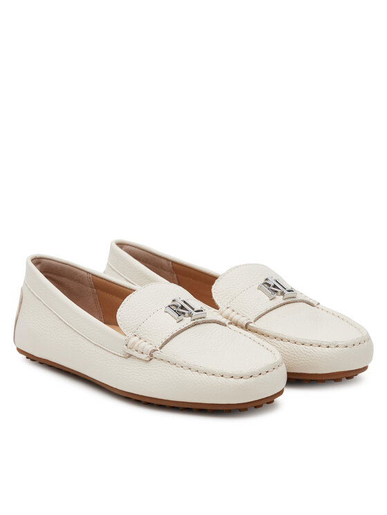 LAUREN RALPH LAUREN LAUREN RALPH LAUREN Mokasyny Barnsbury  802942768012 Biały