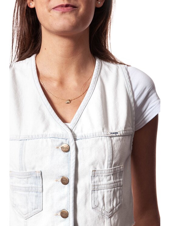 Wrangler Wrangler T-Shirt VEST Niebieski Regular Fit