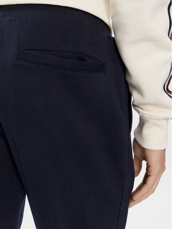 Tommy Hilfiger Tommy Hilfiger Spodnie dresowe Flag Logo MW0MW36142 Granatowy Relaxed Fit