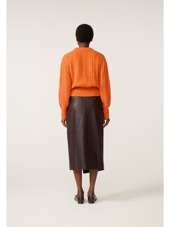 Fabienne Chapot Fabienne Chapot Sweter 6687-1381-173 Pomarańczowy Regular Fit