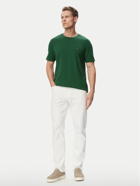 Tommy Hilfiger Tommy Hilfiger T-shirt Ess Seasonal MW0MW39995 Verde scuro Regular Fit