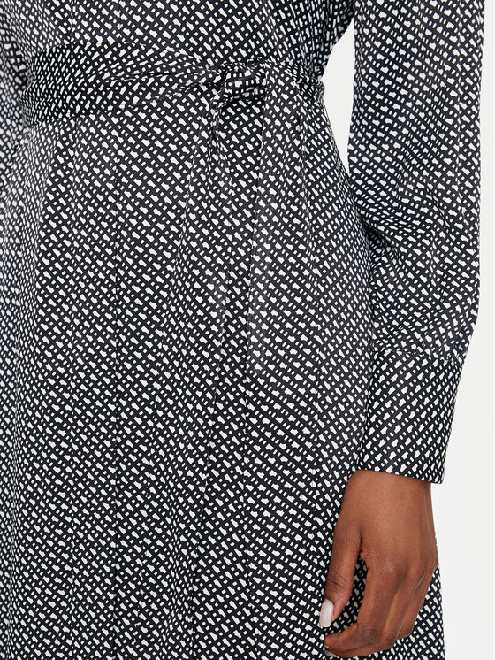 BOSS Boss Haljina košulja Davivio3 50520171 Crna Relaxed Fit