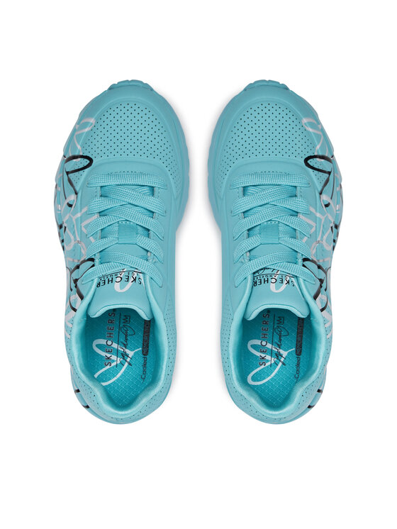 Skechers Skechers Снікерcи Uno Lite - Metallic Love 314067L/TQMT Голубий