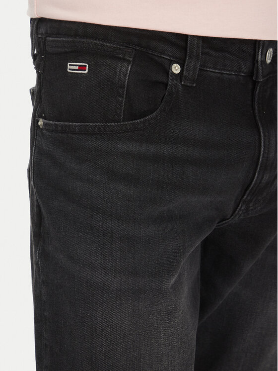 Tommy Jeans Tommy Jeans Pantaloni scurți de blugi Ronnie DM0DM20945 Negru Regular Fit