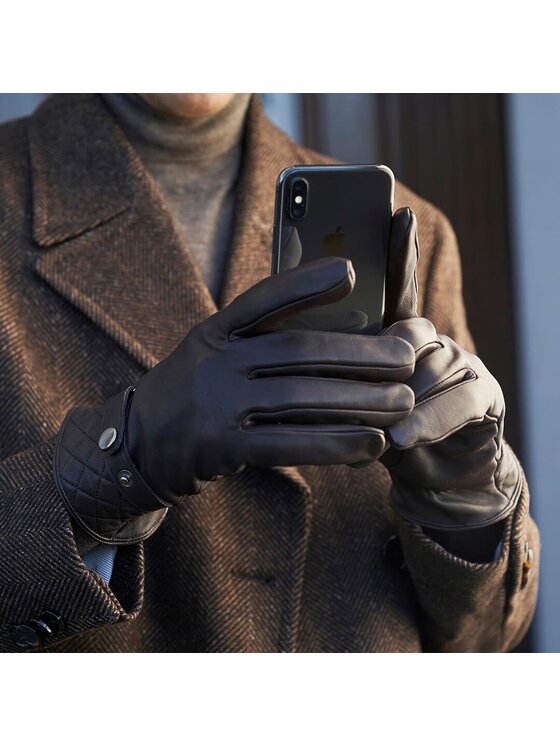 napo gloves napo gloves Rękawiczki Męskie napoMODERN (brązowy) M Brązowy