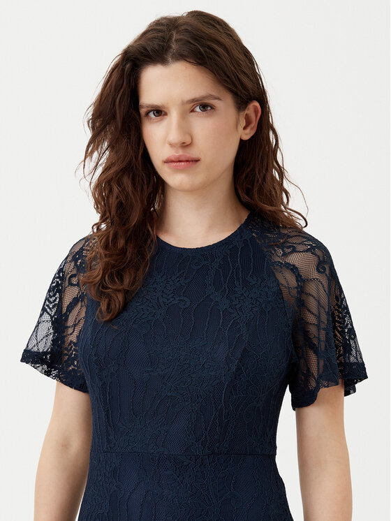Vila Vila Abendkleid Femma 14100349 Dunkelblau Regular Fit