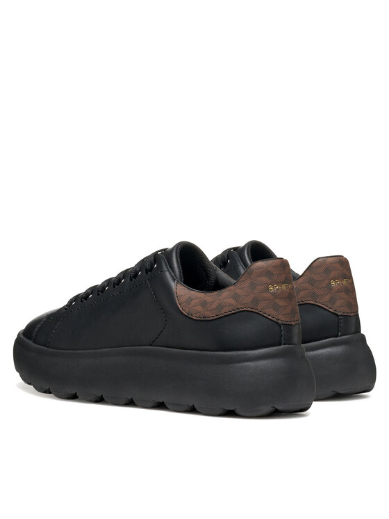 Geox Geox Sneakersy D Spherica Ec4.1 D45TCD 08504 C9229 Czarny