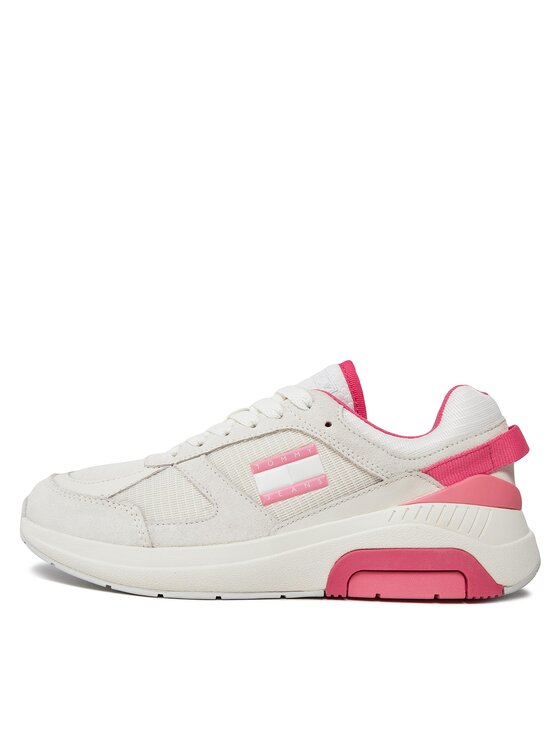 Tommy Jeans Tommy Jeans Laisvalaikio batai Tjw Runner Combined EN0EN02512 Écru