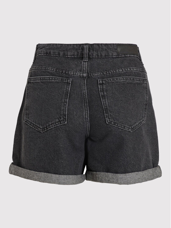 Vila Vila Τζιν σορτσάκια Pina 14074944 Μαύρο Relaxed Fit